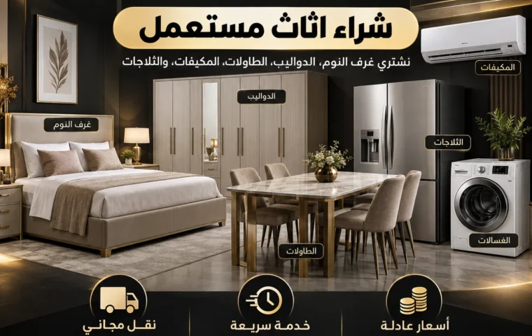 شراء اثاث مستعمل بحي أم الجود بمكة - شراء اثاث مستعمل