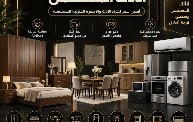 شراء اثاث مستعمل بحي الزيمة بمكة - شراء اثاث مستعمل